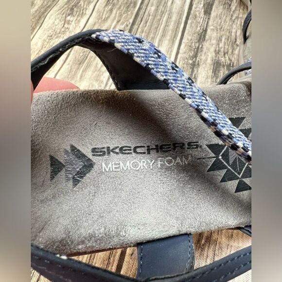 Skechers Reggae Slim Simply Stretch Strappy Sandals Womens 11 - Picture 2 of 7